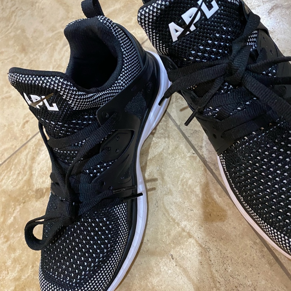 APL Ascend Women’s Black and White high top sneakers